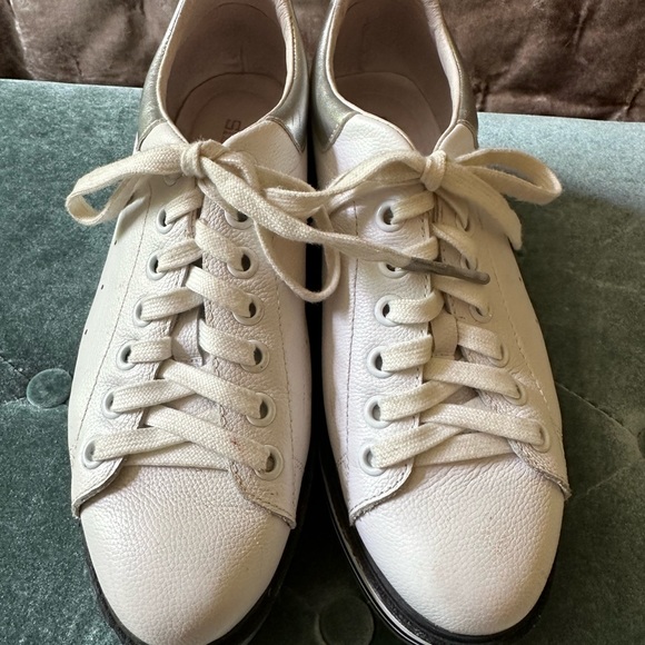 White Silent D Platform sneakers size 10 - Picture 3 of 6